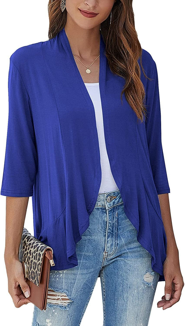 Bella | Women's Open Front Draped Cardigan
