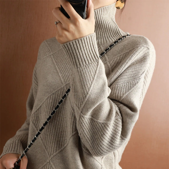Sisica | Cozy Turtleneck Knit Sweater
