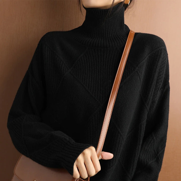 Sisica | Cozy Turtleneck Knit Sweater