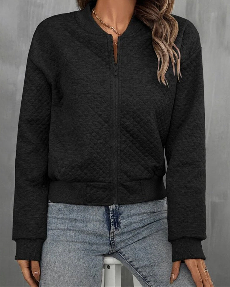 Gale | Women's Zip-Up Quilted Bomber Jacket