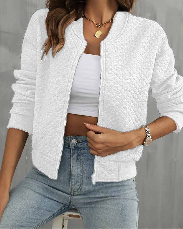 Gale | Women's Zip-Up Quilted Bomber Jacket