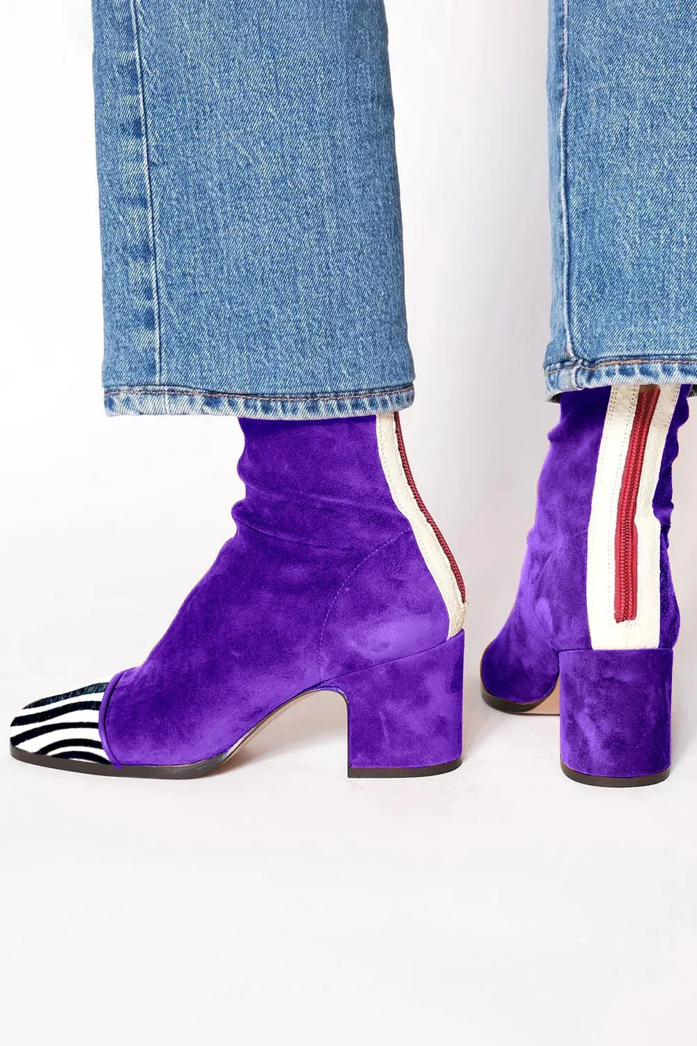 Hailey | Women's Square Toe Heeled Boots