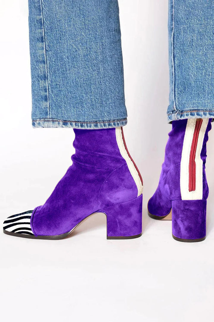 Hailey | Women's Square Toe Heeled Boots