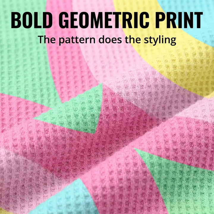 Vera | Sweater with Abstract Geometric Pattern