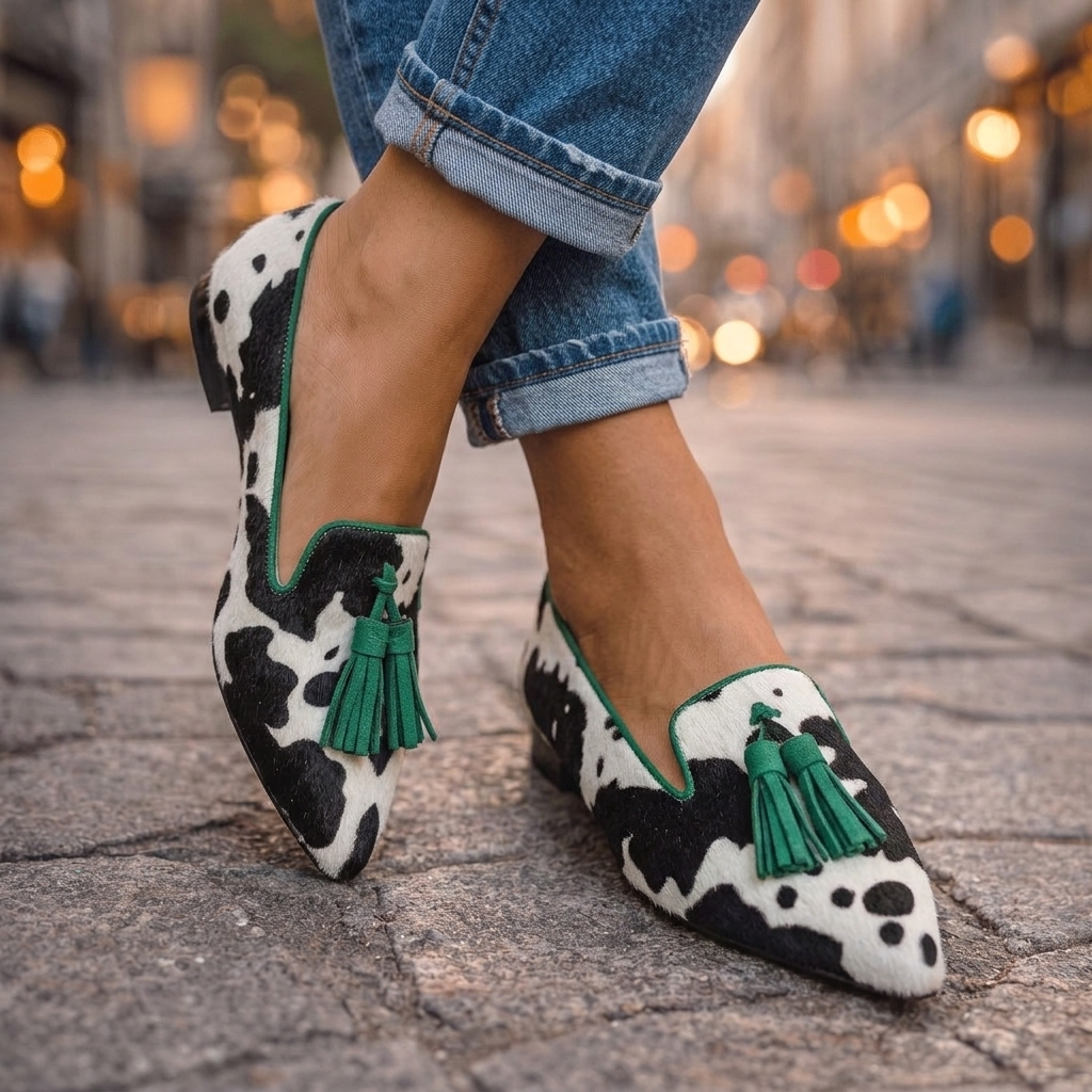 Ondina | Pointed Flats with Tassels
