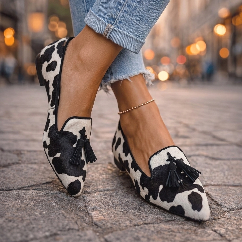 Ondina | Pointed Flats with Tassels