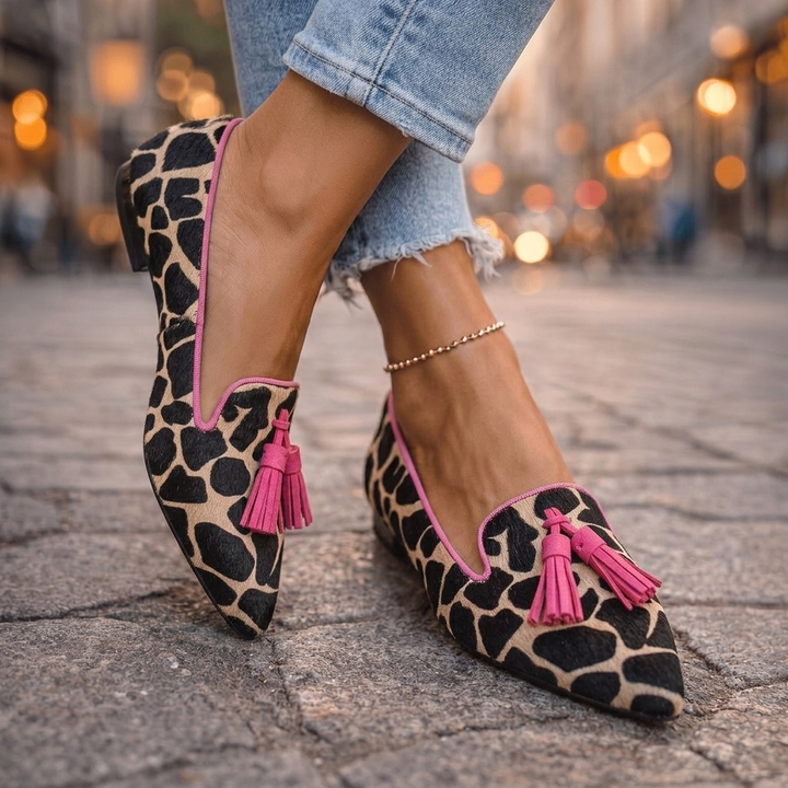 Ondina | Pointed Flats with Tassels