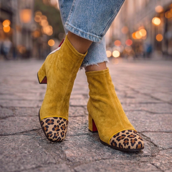 Marcella | Square-Toe Ankle Boots