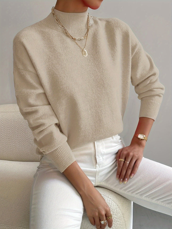 Dianne | Elegant Ribbed Turtleneck Sweater Women