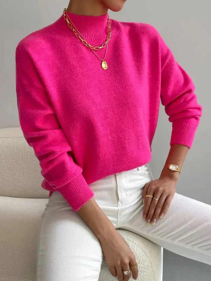 Dianne | Elegant Ribbed Turtleneck Sweater Women