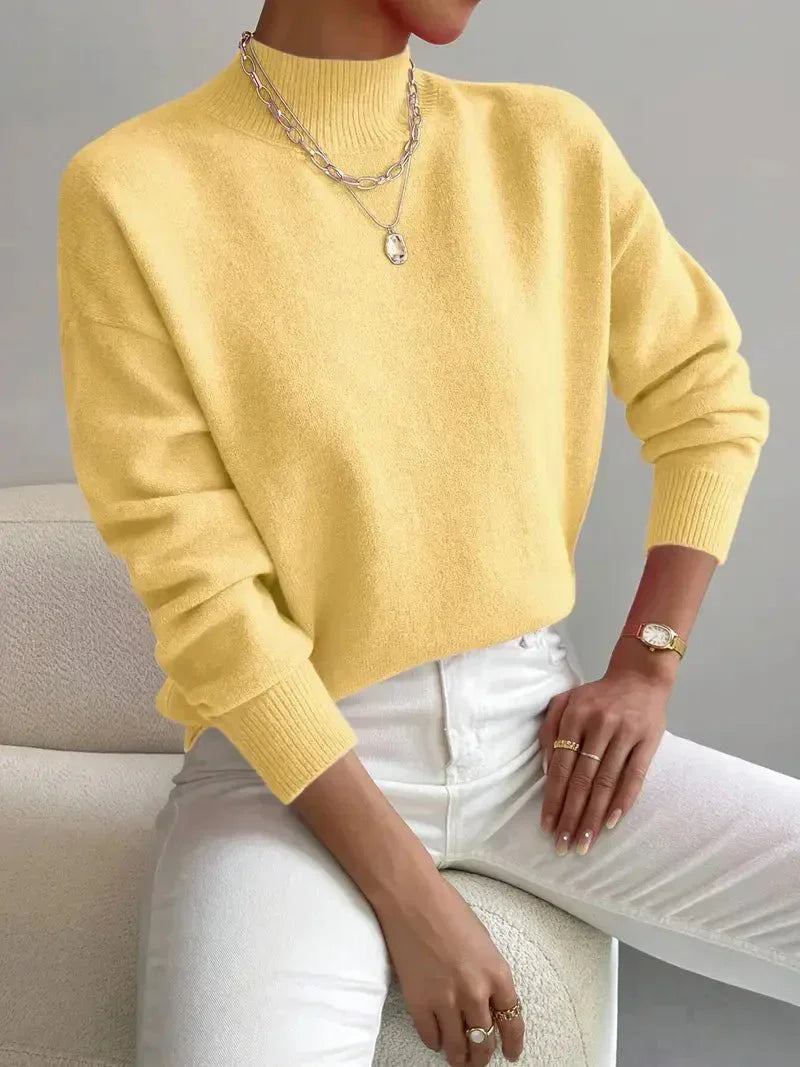 Dianne | Elegant Ribbed Turtleneck Sweater Women