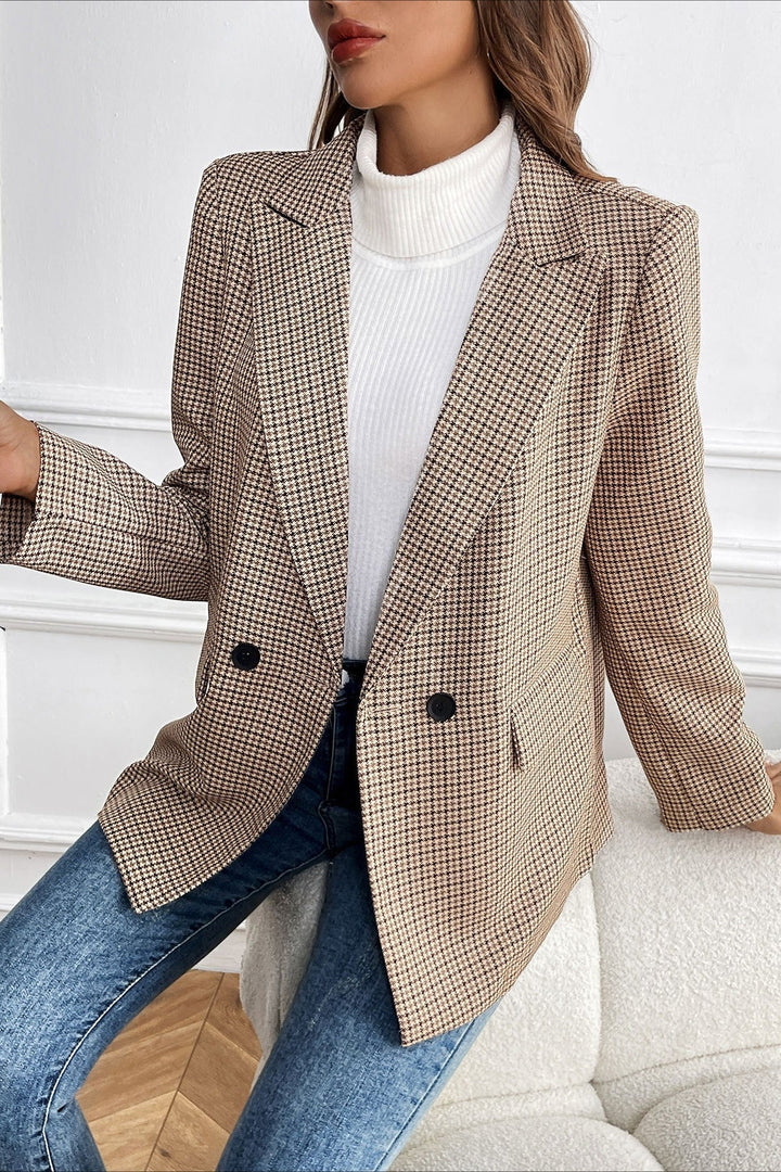 Beatrice | Vintage Houndstooth Blazer