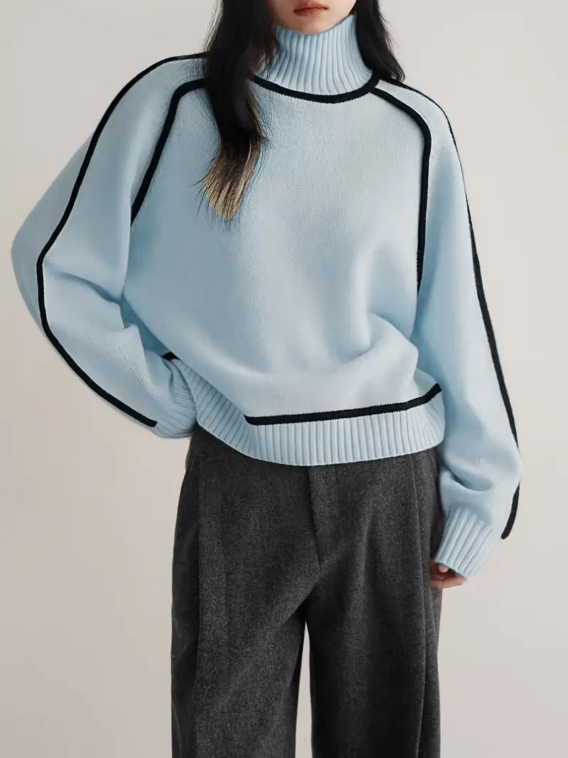 Sally | Women's Knit Turtleneck Sweater